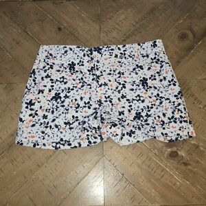 Banana Republic Blue and Orange Bermudas Artistic Design